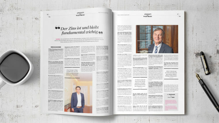 Der Zins ist und bleibt fundamental wichtig