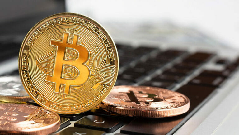Bitcoin Wert Symbolbild