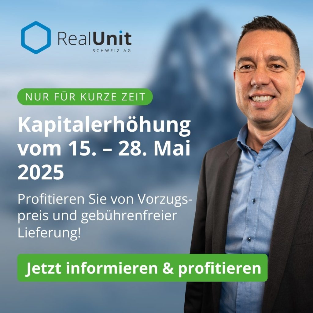 RealUnit Kapitalerhöhung 2025 Q2
