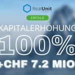 RealUnit Kapitalerhöhung 2025 Erfolg
